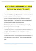 IFSTA Driver&sol;OP exam prep ch&period;1 Exam Questions and Answers Graded A&plus;