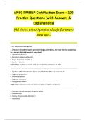 ANCC PMHNP CERTIFICATION EXAM 2026 COMPLETE STUDY GUIDE WITH EXPLANATIONS