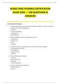 NURSE PRACTITIONER CERTIFICATION EXAM 2026 COMPLETE Q&A GUIDE