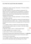 ECC PRACTICE QUESTIONS AND ANSWERS