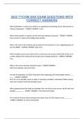 2026 TYCOM SAR EXAM QUESTIONS WITH CORRECT ANSWERS&period;