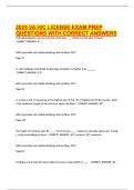 2026VA HIC LICENSE EXAM PREP QUESTIONS WITH CORRECT ANSWERS