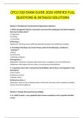 CPCU 520 EXAM GUIDE 2026 VERIFIED FULL QUESTIONS & DETAILED SOLUTIONS