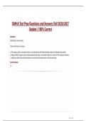 QMHA Test Prep Questions and Answers &vert;Fall 2026&sol;2027  Update &vert; 100&percnt; Correct