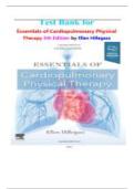 Essentials of Cardiopulmonary Physical Therapy, 5th Edition by Ellen Hillegass – Full Test Bank with Answers (Chapters 1–22)