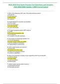 MCB 2050 Final Exam Practice Test Questions and Answers  &vert;Fall 2025&sol;2026 Update &vert; 100&percnt; Correct Latest 