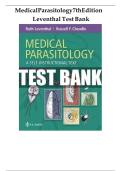 Test Bank for Medical Parasitology&colon; A Self-Instructional Text&comma; 7th Edition by Ruth Leventhal and Russell F&period; Cheadle isbn- All Chapters 1-11 Latest Verified Edition Grade A&plus; Guide
