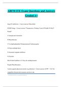 ABFM ITE Exam Questions and Answers Graded A+