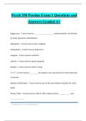 Psych 350 Purdue Exam 1 Questions and Answers Graded A&plus;