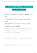 UMass Psych 350 Exam 3 Questions and Answers Graded A&plus;