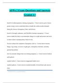 AFPA 2 Exam Questions and Answers Graded A&plus;