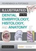 Test Bank For Illustrated Dental Embryology Histology and Anatomy 5th Edition