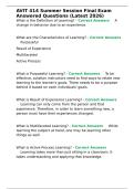 AVIT 414 Summer Session Final Exam Answered Questions &lpar;Latest 2026&rpar;