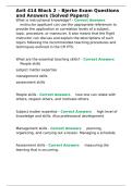 Avit 414 Block 2 &ndash; Bjerke Exam Questions and Answers &lpar;Solved Papers&rpar;&period;