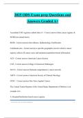 2025 ODS Exam prep Questions and Answers Graded A&plus;