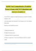 Ati RN Vati Comprehensive Predictor Form A Exam with NGN Questions and Answers Graded A&plus;