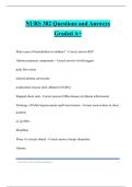 NURS 382 Questions and Answers Graded A&plus;