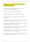 MSE 250 Exam 1 With complete solution RATED A&plus; 2025&sol;2026 NEW EDITION 