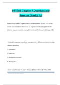 Psy 382 Bundled Tests Questions and Answers Graded A&plus;