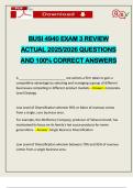 PACKAGE DEAL FOR BUSI 4940 EXAMS ACTUAL 2025&sol;2026