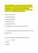 AESC 2050 FINAL EXAM AND STUDY GUIDE &vert;&vert; NEWEST TEST BANK WITH 500 REAL EXAM &vert;&vert; COMPLETE QUESTIONS AND VERIFIED ANSWERS&sol; ALREADY GRADED A&plus;&vert;&vert; AESC 2025 FINAL EXAM PREP &lpar;BRAND NEW&rpar;AESC 2050 FINAL EXAM AND STUDY GUIDE &vert;&vert; NEWEST TEST BANK WITH 500 REAL EXAM &vert;&vert;