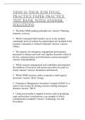 NIMS IS-700&period;B 2026FINALPRACTICE PAPERPRACTICETEST BANKWITHANSWERSOLUTIONS