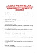 C-201 ELECTRICAL SYSTEMS 1 SACA CERTIFICATION QUESTIONS WITH CORRECT DETAILED ANSWERS A&plus; VERIFIED LATEST VERSION 2025