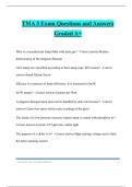 TMA 3 Exam Questions and Answers Graded A&plus;