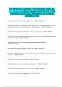 CA BRANCH 2 OPERATOR COURSE &lpar;QUIZ 12&comma; 13&comma; 14&comma; 15&comma; 16&comma; FINAL EXAM&rpar; QUESTIONS WITH CORRECT DETAILED ANSWERS A&plus; LATEST VERSION 2025