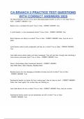 CA BRANCH 3 PRACTICE TEST QUESTIONS WITH CORRECT DETAILED ANSWERS A&plus; VERIFIED LATEST VERSION