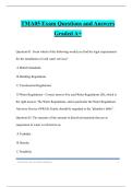 TMA05 Exam Questions and Answers Graded A&plus;