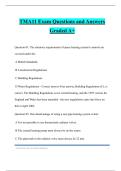 TMA11 Exam Questions and Answers Graded A&plus;