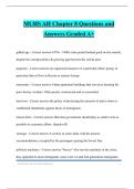MUHS AH Chapter 8 Questions and Answers Graded A&plus;