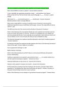 HBI Core Competency Assessment Exam Questions and Answers Already Passed