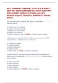 AESC 2050 FINAL EXAM AND STUDY GUIDE NEWEST  2025 TEST BANK&vert; COMPLETE REAL EXAM QUESTIONS  AND CORRECT VERIFIED ANSWERS&sol; ALREADY  GRADED A&plus;&vert; AESC 2025 FINAL EXAM PREP  &lpar;BRAND  NEW&excl;&excl;&rpar;