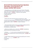 ICC U2 UST Decommissioning Exam Questions  2025&sol;2026 &vert; Actual Questions and  Answers Verified 100&percnt; Correct