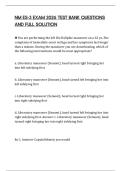 NM ES-3 EXAM 2026 TEST BANK QUESTIONS AND FULL SOLUTION