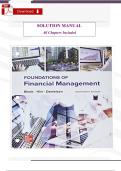 Solution Manual &ndash; Foundations of Financial Management&comma; 18th Edition &lpar;Block & Hirt&rpar; &vert; Complete Verified Solutions for Chapters 1&ndash;47