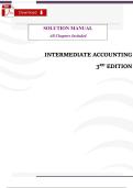 Solution Manual &ndash; Intermediate Accounting&comma; 3rd Edition &lpar;Gordon&comma; Raedy & Sannella&rpar; &vert; Complete Step-by-Step Solutions