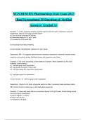 NGN HESI RN Pharmacology Exit Exam 2023 &lbrack;Real Screenshots&rsqb; 55 Questions & Verified Answers &vert; Graded A&plus;
