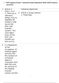 FIFA Agency Exam - General Rules Questions With 100&percnt; Solved Answers &vert;Updated