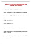 ALHS 1011 CHAPTER 1 EXAM QUESTIONS AND ANSWERS 100&percnt; CORRECT 