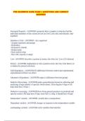 POB SHADWICK UARK EXAM 1 QUESTIONS AND CORRECT ANSWERS