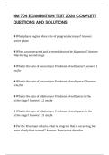 NM 704 EXAMINATION TEST 2026 COMPLETE QUESTIONS AND SOLUTIONS