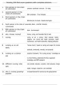 Nursing 104 final exam questions with complete solutions 