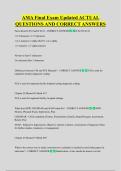 AMA Final Exam Updated ACTUAL  QUESTIONS AND CORRECT ANSWERS
