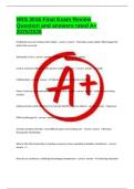 NRS 3016 Final Exam Review Question and answers rated A&plus; 2025&sol;2026