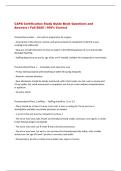 CAPA Certification Study Guide Book Questions and  Answers &vert; Fall 2026 &vert; 100&percnt; Correct
