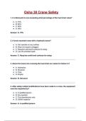 Osha 30 Crane Safety QUESTIONS & ANSWERS &lpar;A&plus; GRADED 100&percnt; VERIFIED&rpar;&vert; 2025&sol;2026
