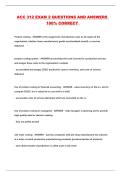 ACC 312 EXAM 2 QUESTIONS AND ANSWERS 100&percnt; CORRECT 